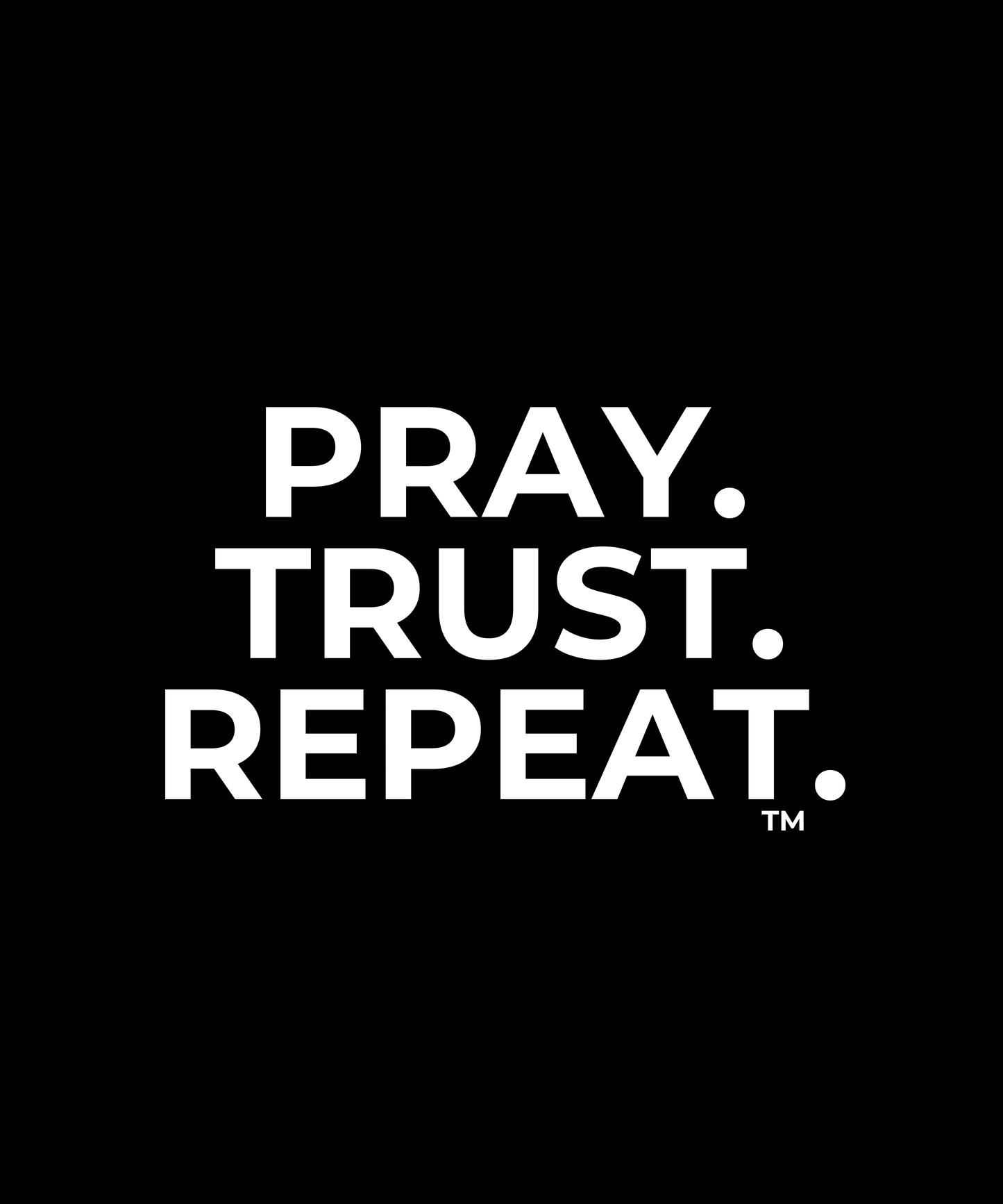 Pray. Trust. Repeat.™ Dad Hat